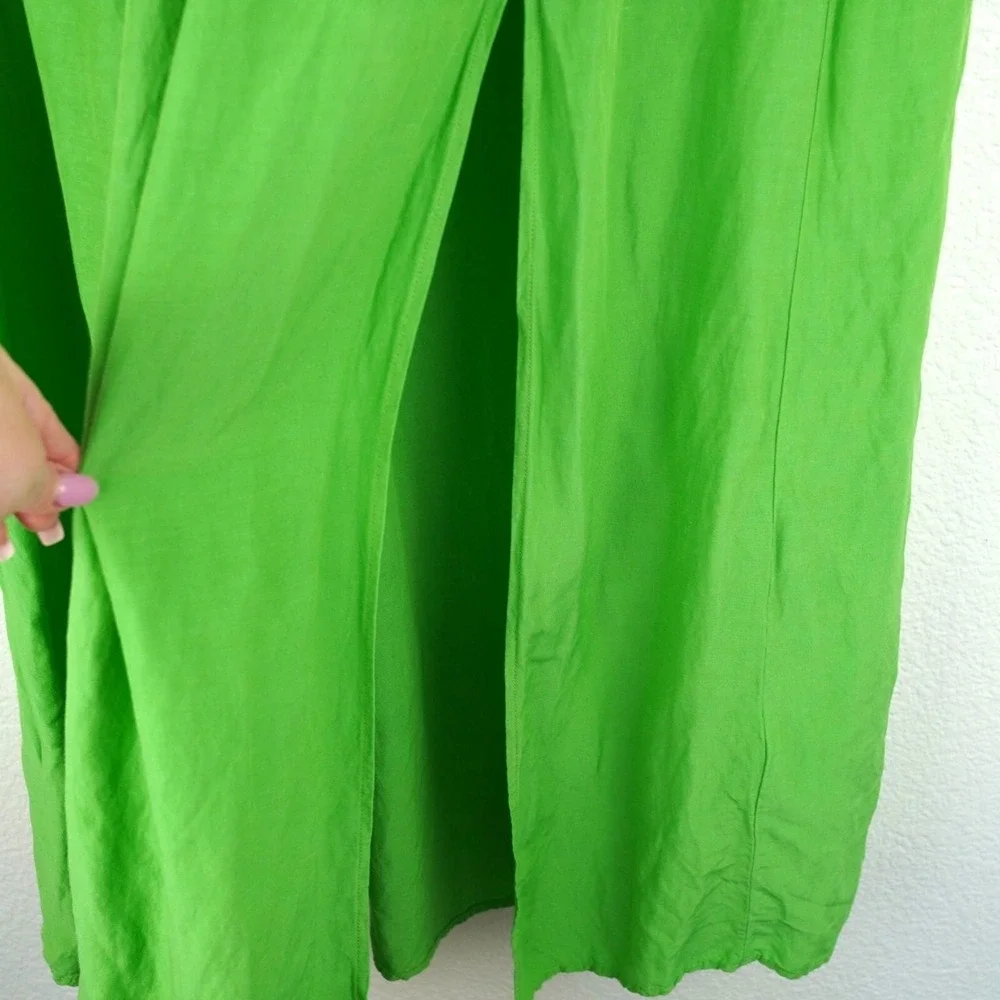 Stockholm Atelier X Other Stories Women Green A-Line Midi Skirt Size 4‎